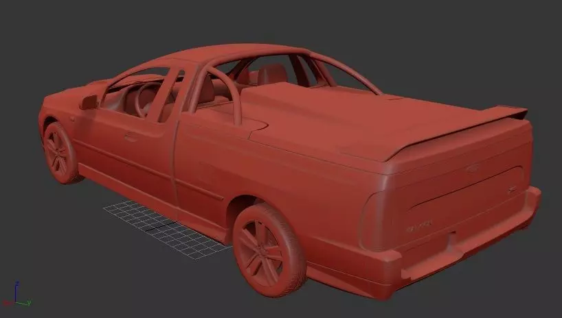 F Falcon AU Mk6f BF Ute XR8 2006 3D print model_2