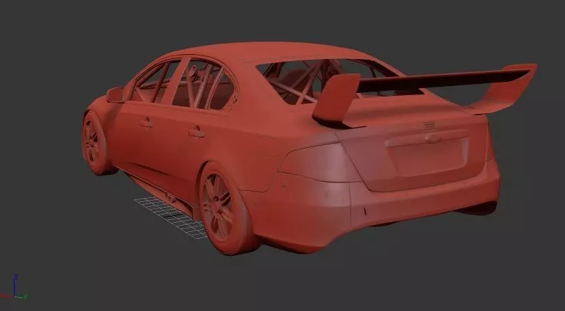 F Falcon Mk7 FG V8 Supercars 2014 3D print model_2