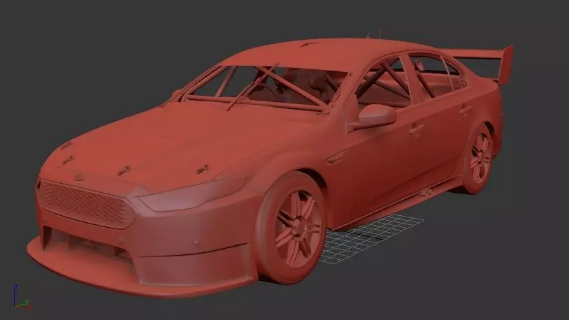 F Falcon Mk7f FG V8 Supercars 2015 3D print model_1