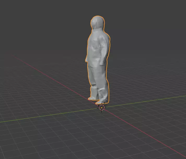 Hazmat Suit 3D Model STL OBJ FBX Digital Files 3D print model_0