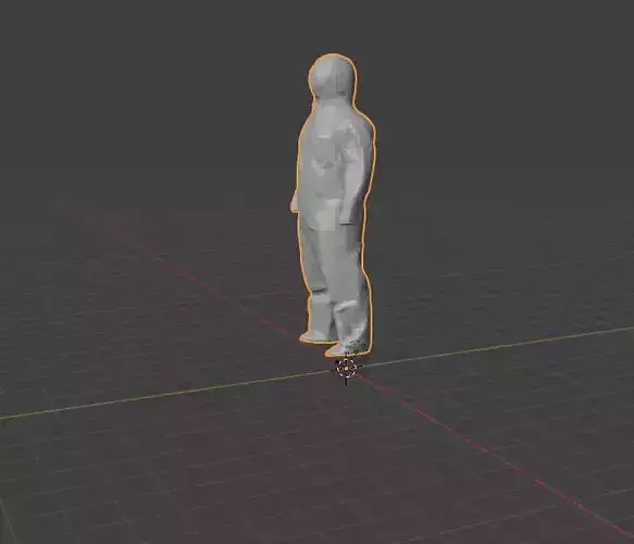 Hazmat Suit 3D Model  STL OBJ FBX Digital Files