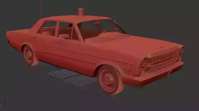 F Galaxie Mk3 500 sedan Police 1966