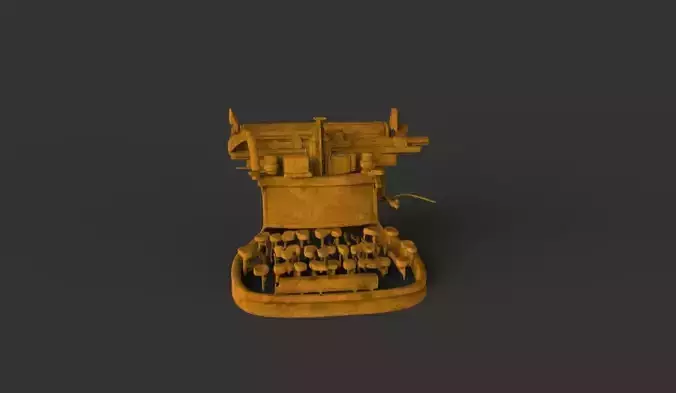 Old Retro Typewriter