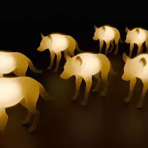 Indirect lighting by Hyena 3D model