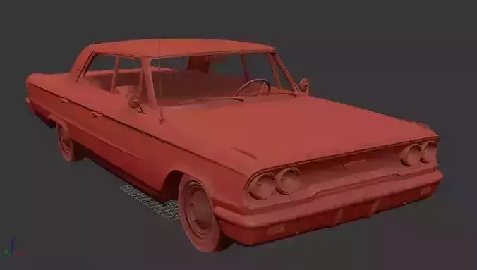 F Galaxie 500 4door Hardtop 1963