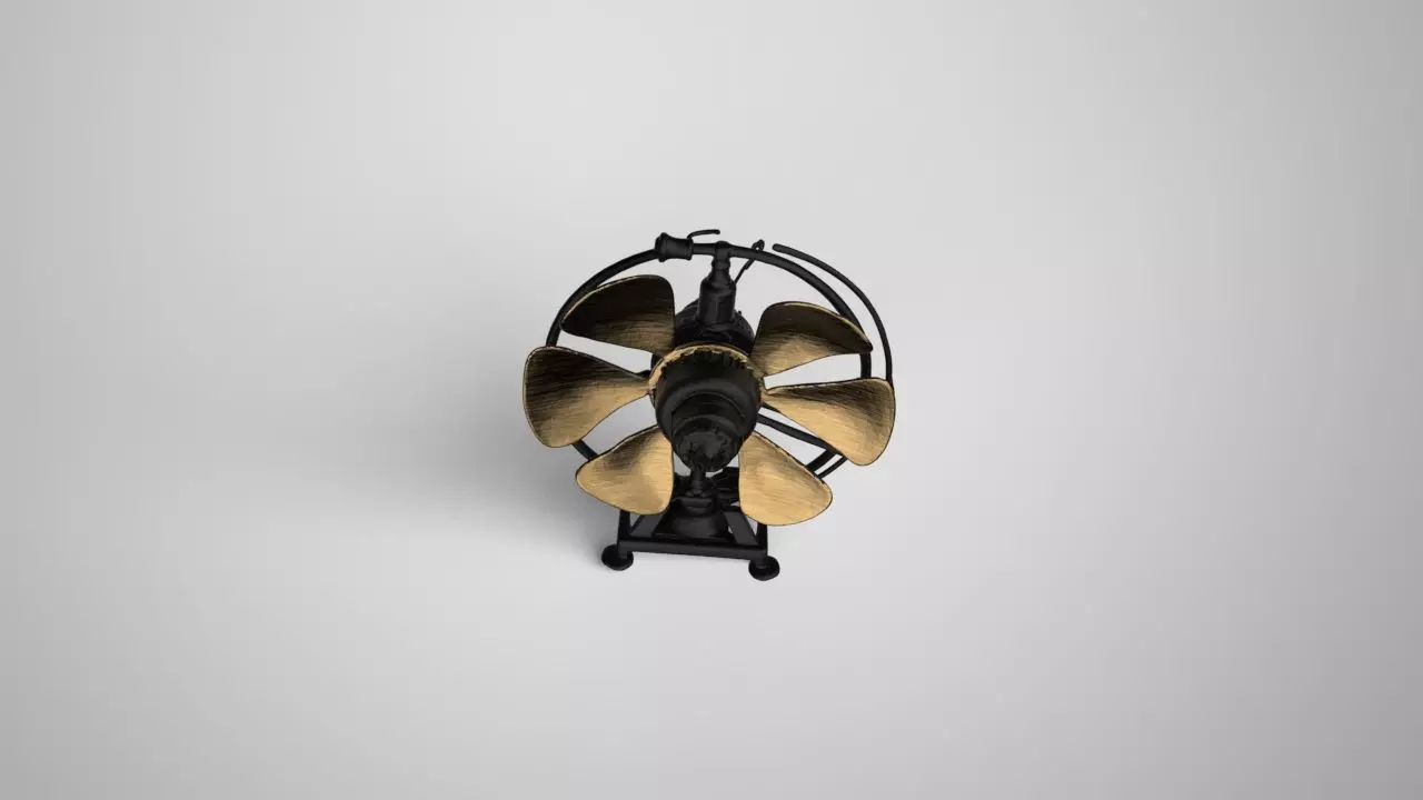 Ornate Vintage Steam Pump 3D print model_1