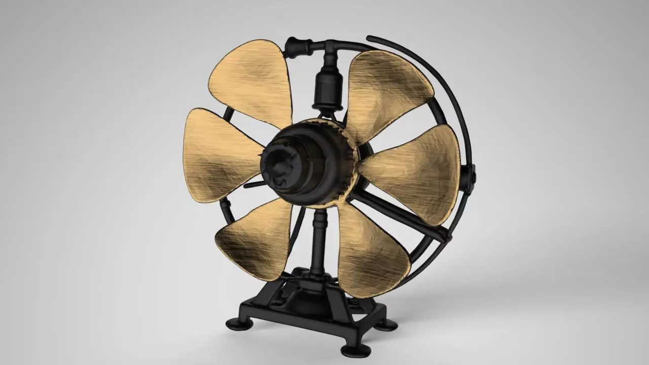 Ornate Vintage Steam Pump 3D print model_2