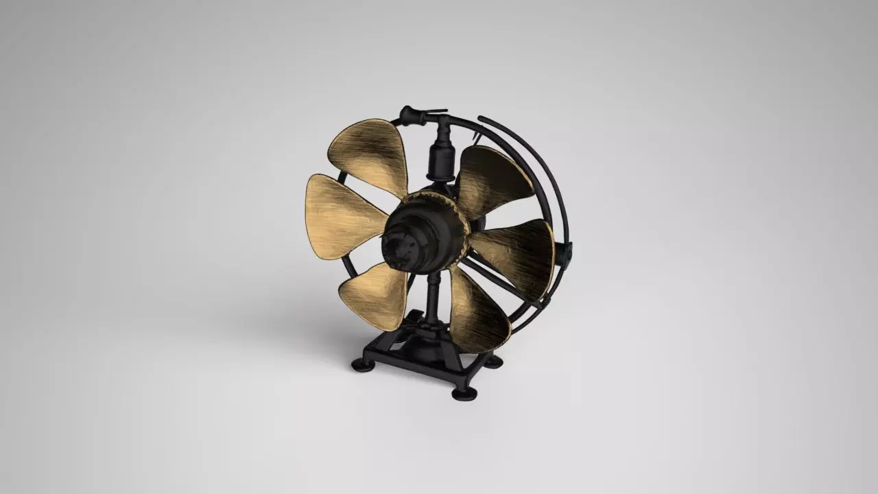 Ornate Vintage Steam Pump 3D print model_0