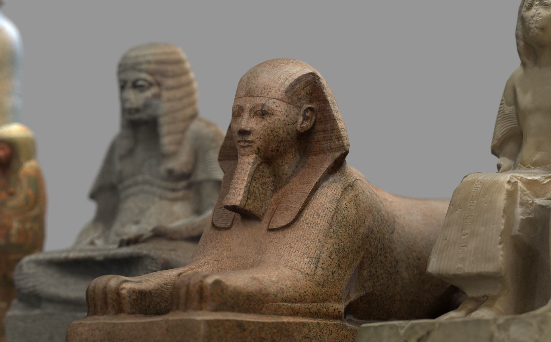 Museum pack - Ancient Egypt  Low-poly 3D model_4