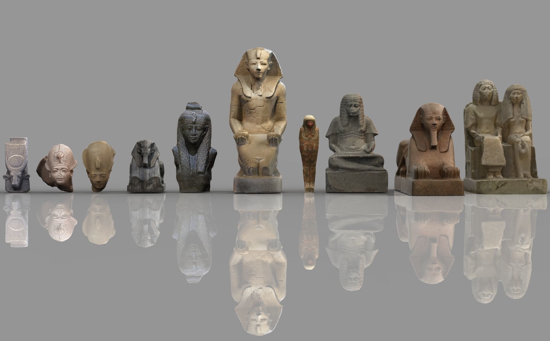 Museum pack - Ancient Egypt  Low-poly 3D model_5