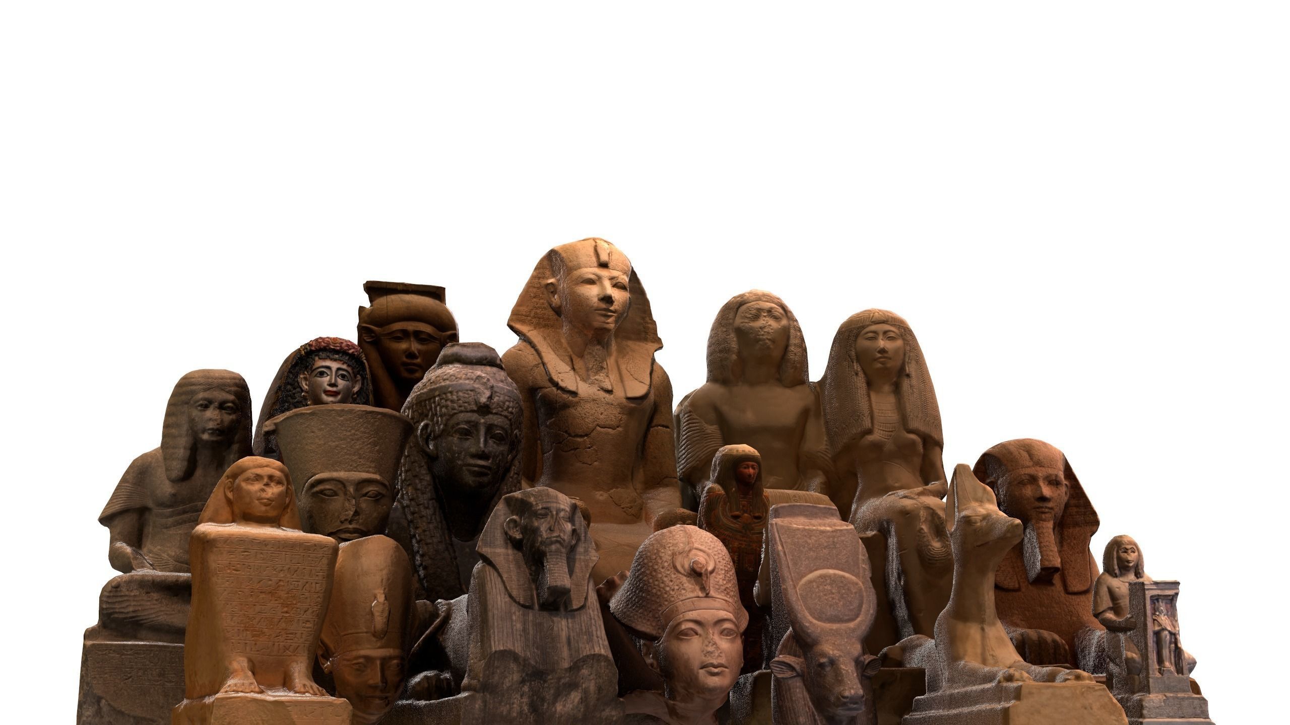 Museum pack - Ancient Egypt  Low-poly 3D model_2
