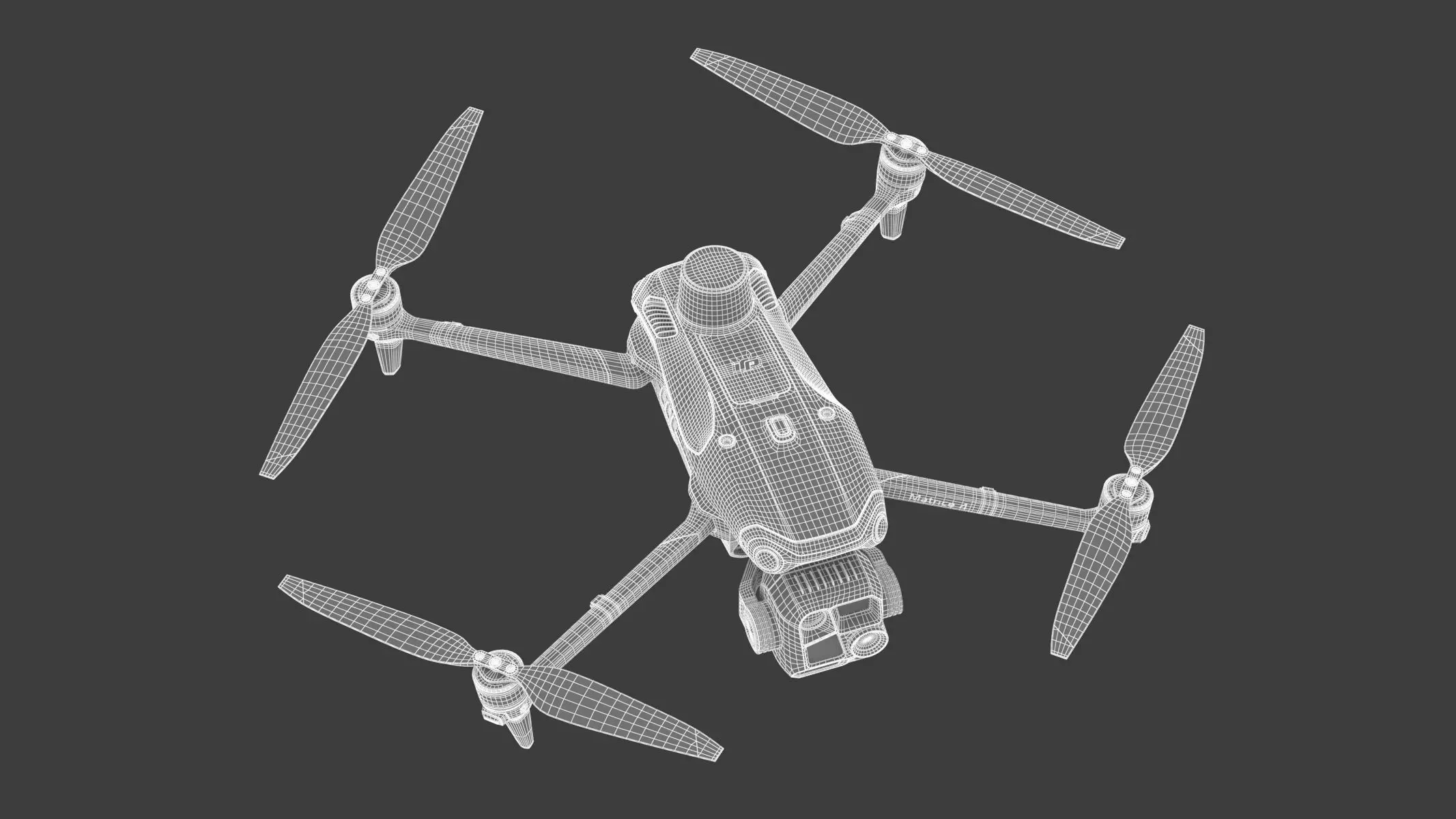 DJI Matrice 4 Drone 3D model_19