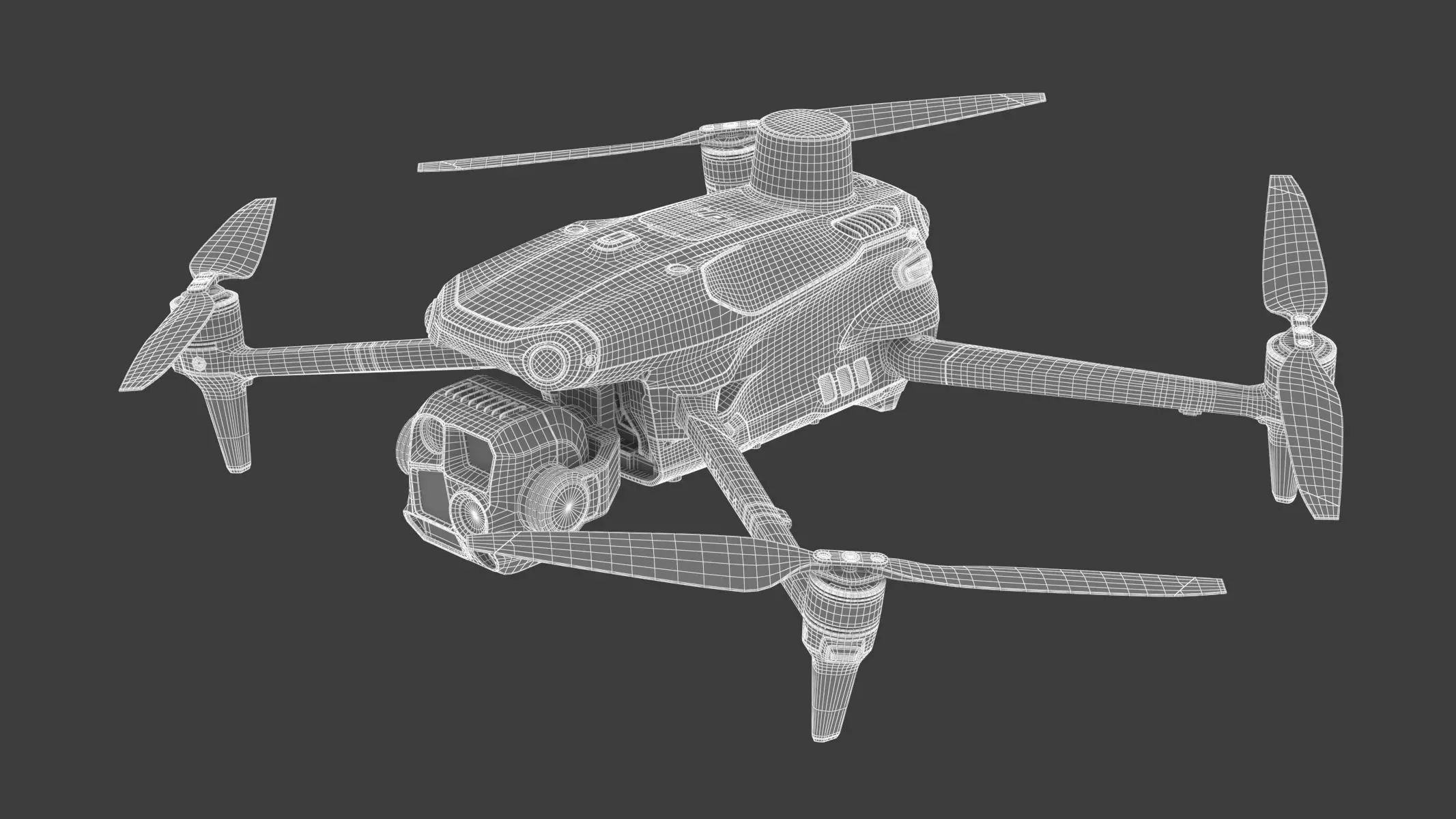 DJI Matrice 4 Drone 3D model_17