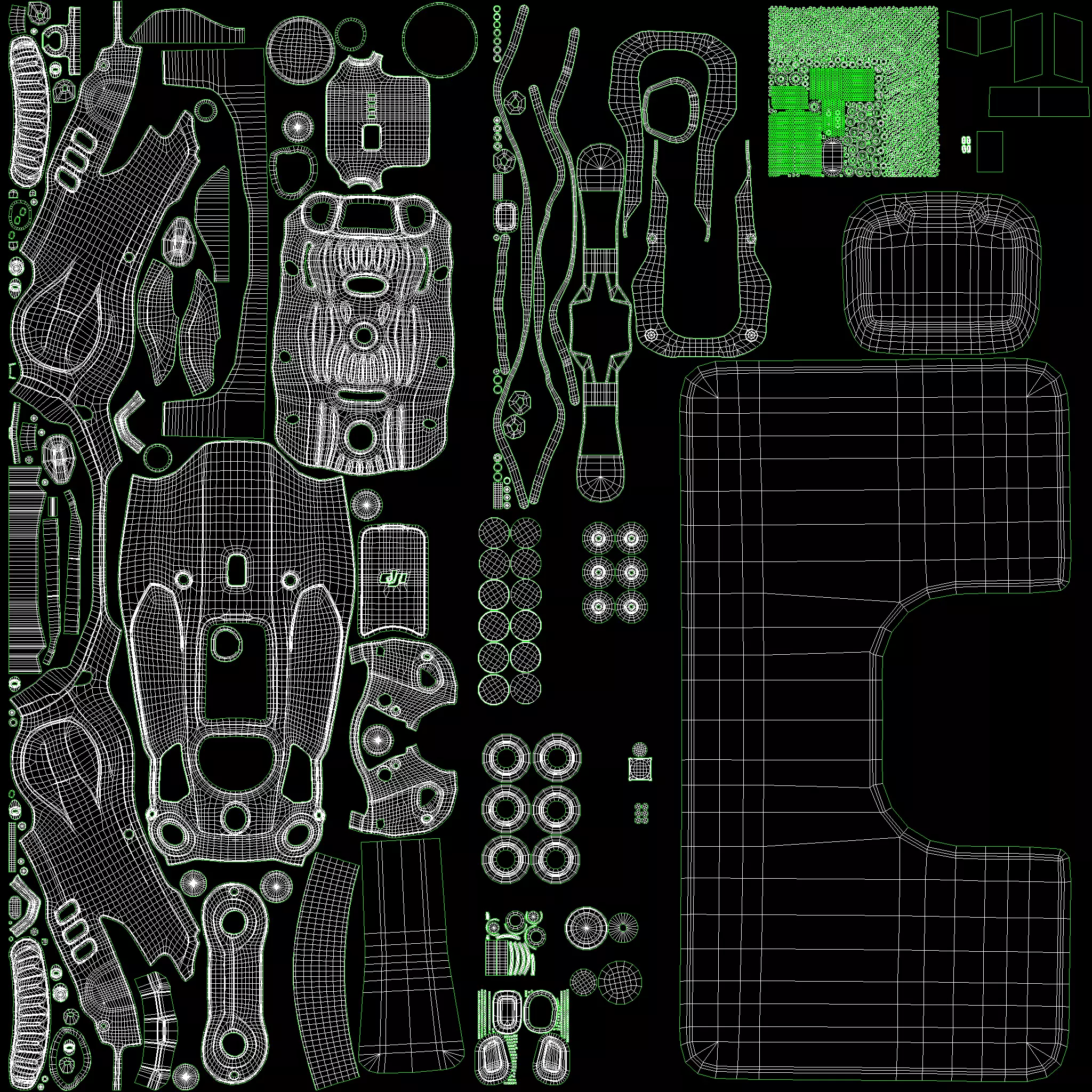 DJI Matrice 4 Drone 3D model_9