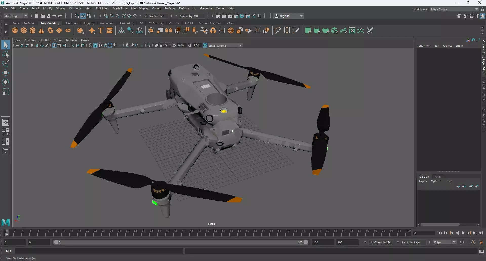 DJI Matrice 4 Drone 3D model_24
