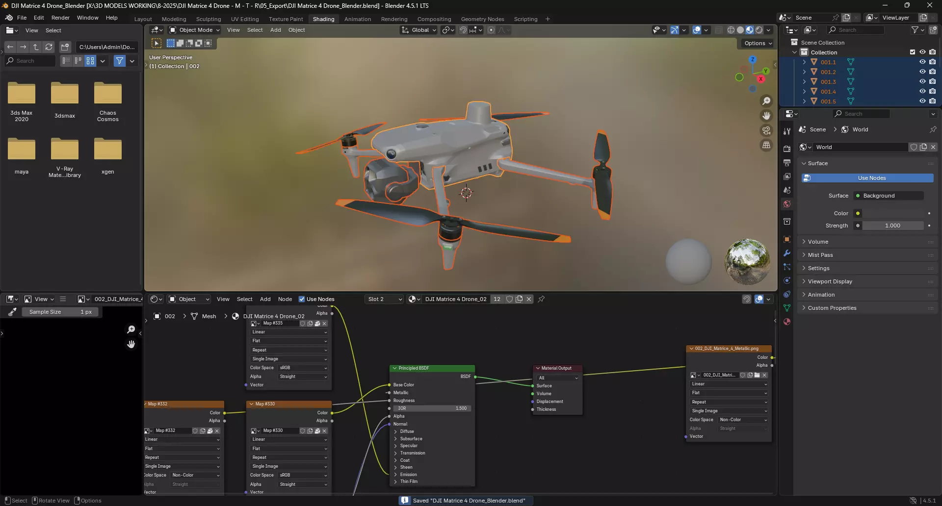 DJI Matrice 4 Drone 3D model_25
