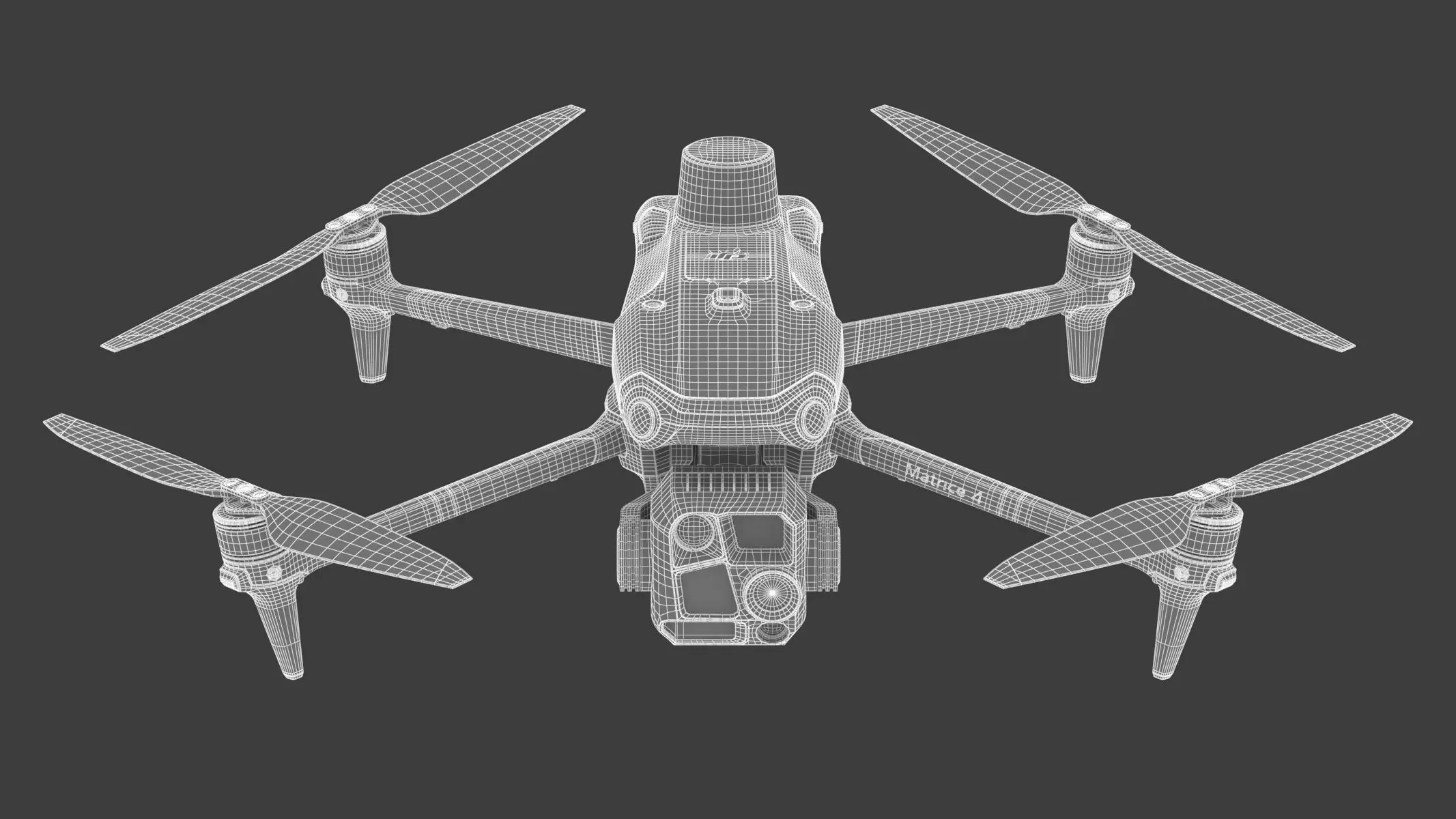 DJI Matrice 4 Drone 3D model_1