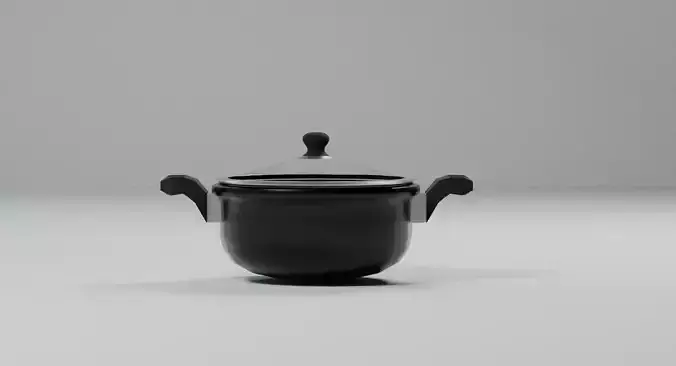 Pot with lid