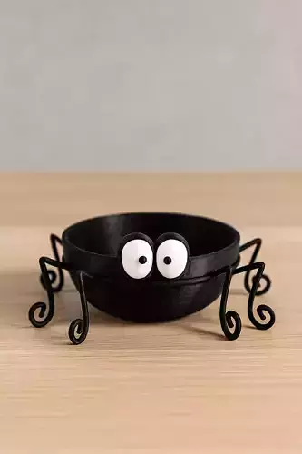 Cute Spider Bowl 3D print model
