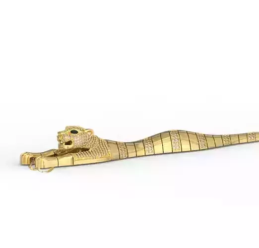 Panthera cartier bracelet machine job printing