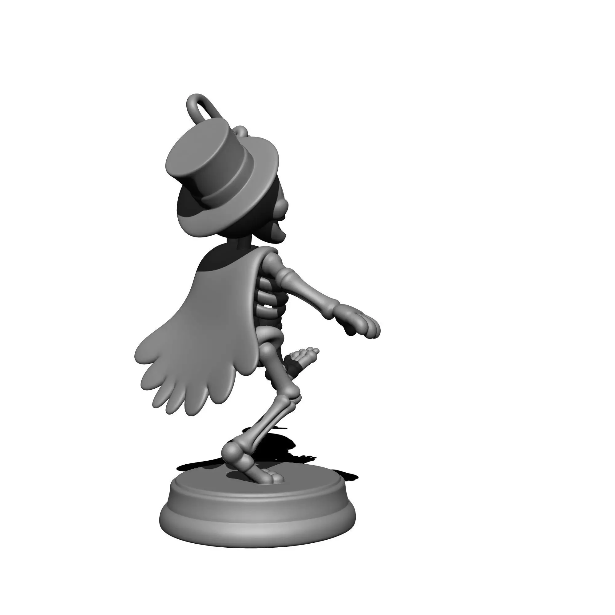 Dancing Skeleton 3D print model_2