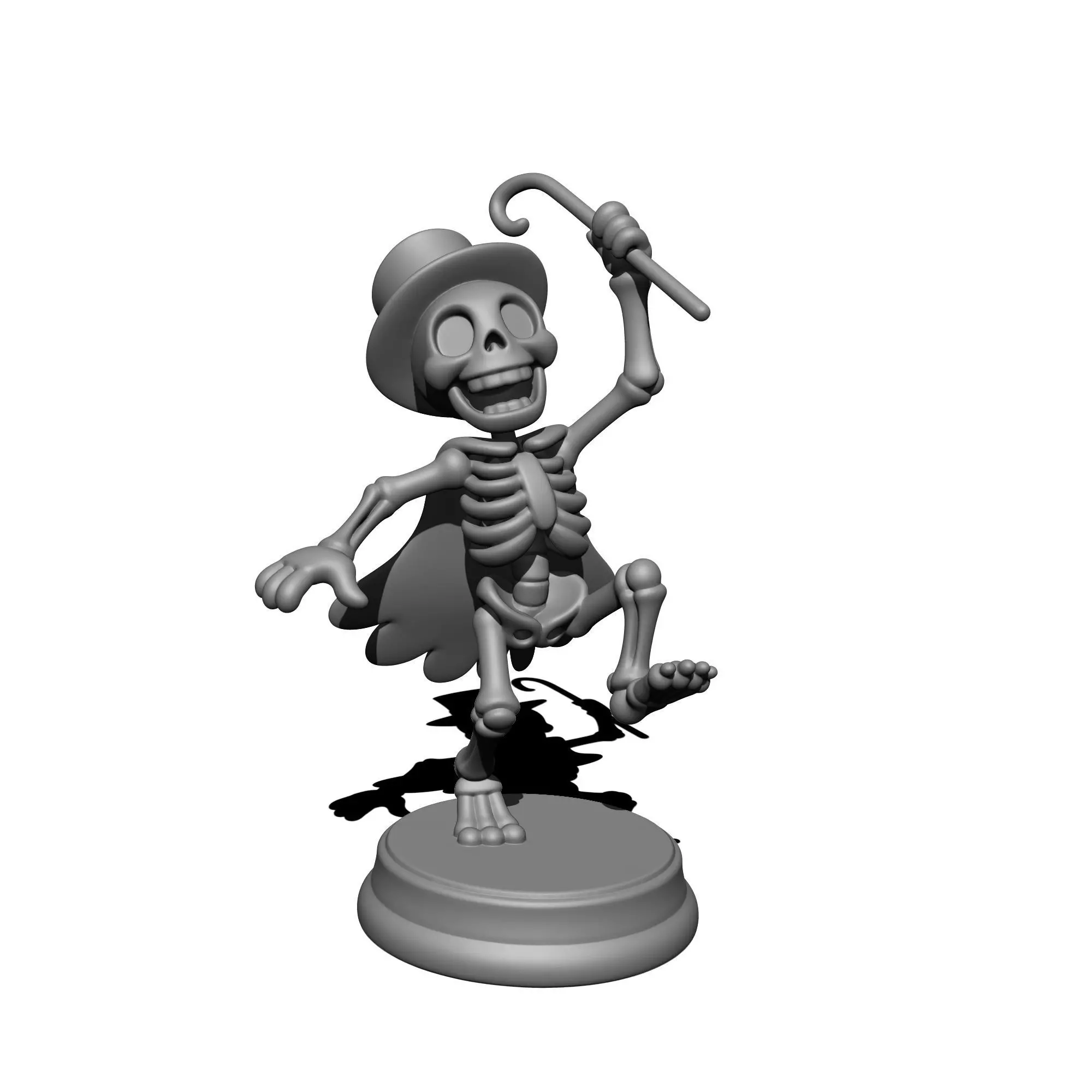 Dancing Skeleton 3D print model_1