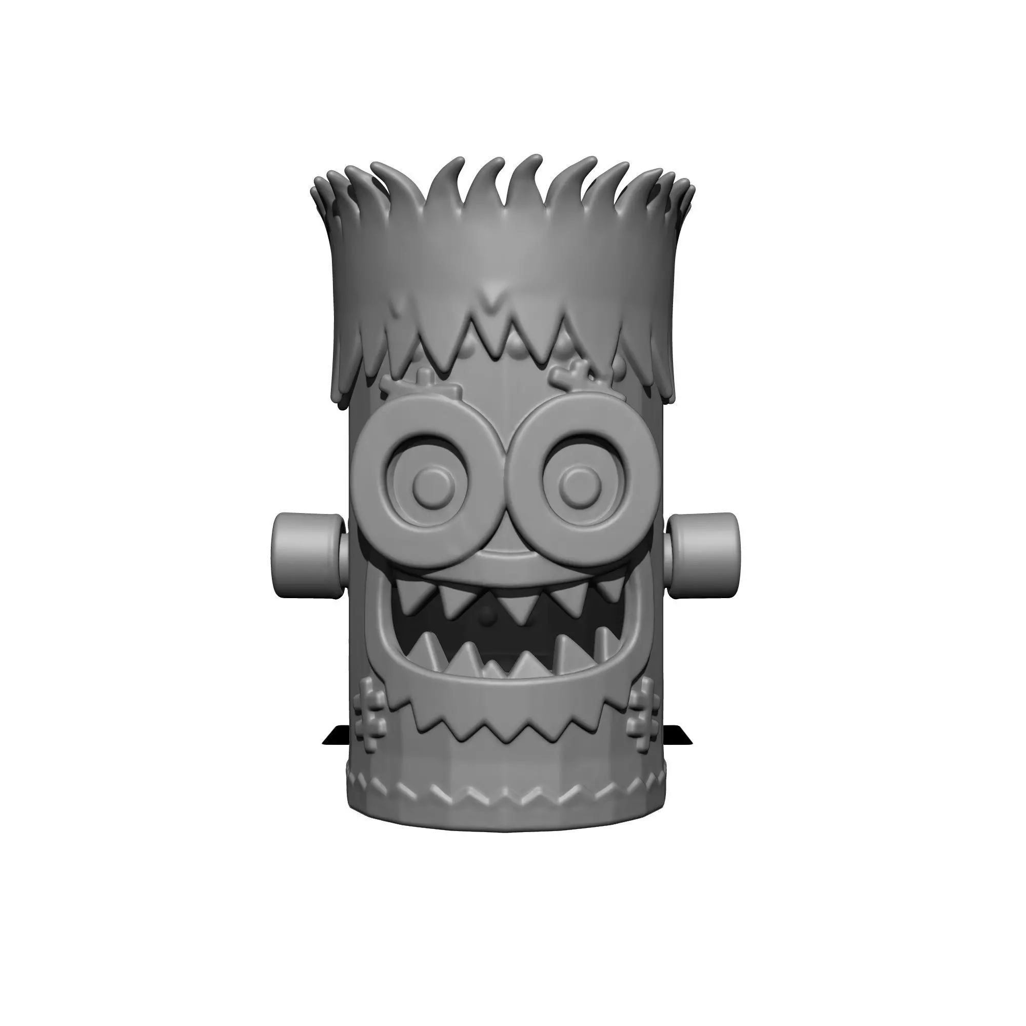 Frankenstein Halloween lamp 3D print model_1