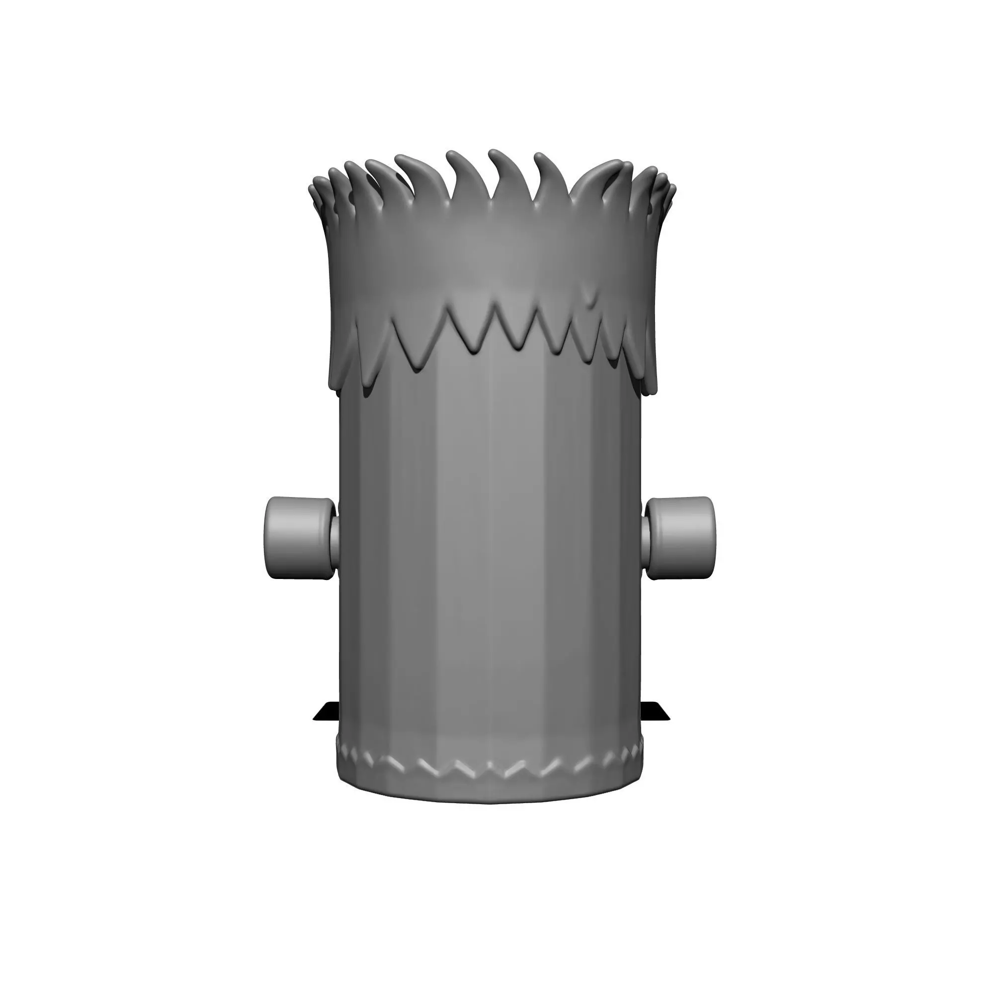 Frankenstein Halloween lamp 3D print model_2