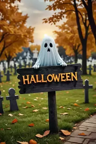 Halloween banner 3D print model