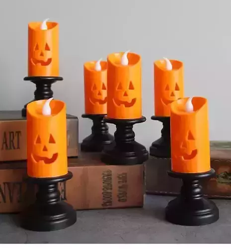 Halloween candlestick Multicolor