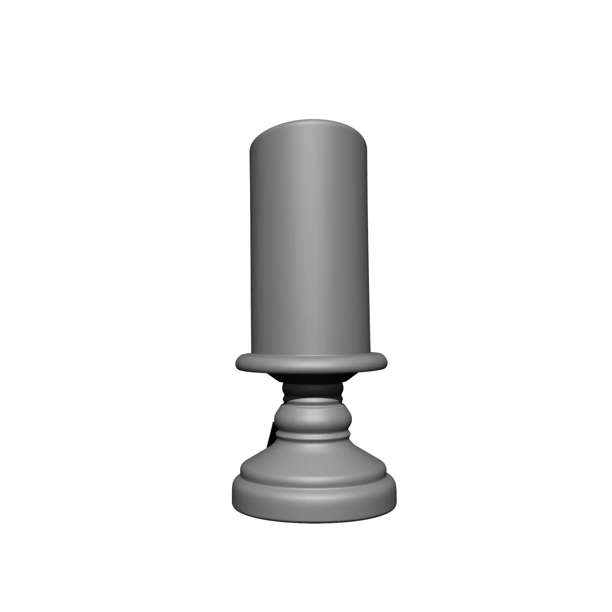 Halloween candlestick 3D print model_1