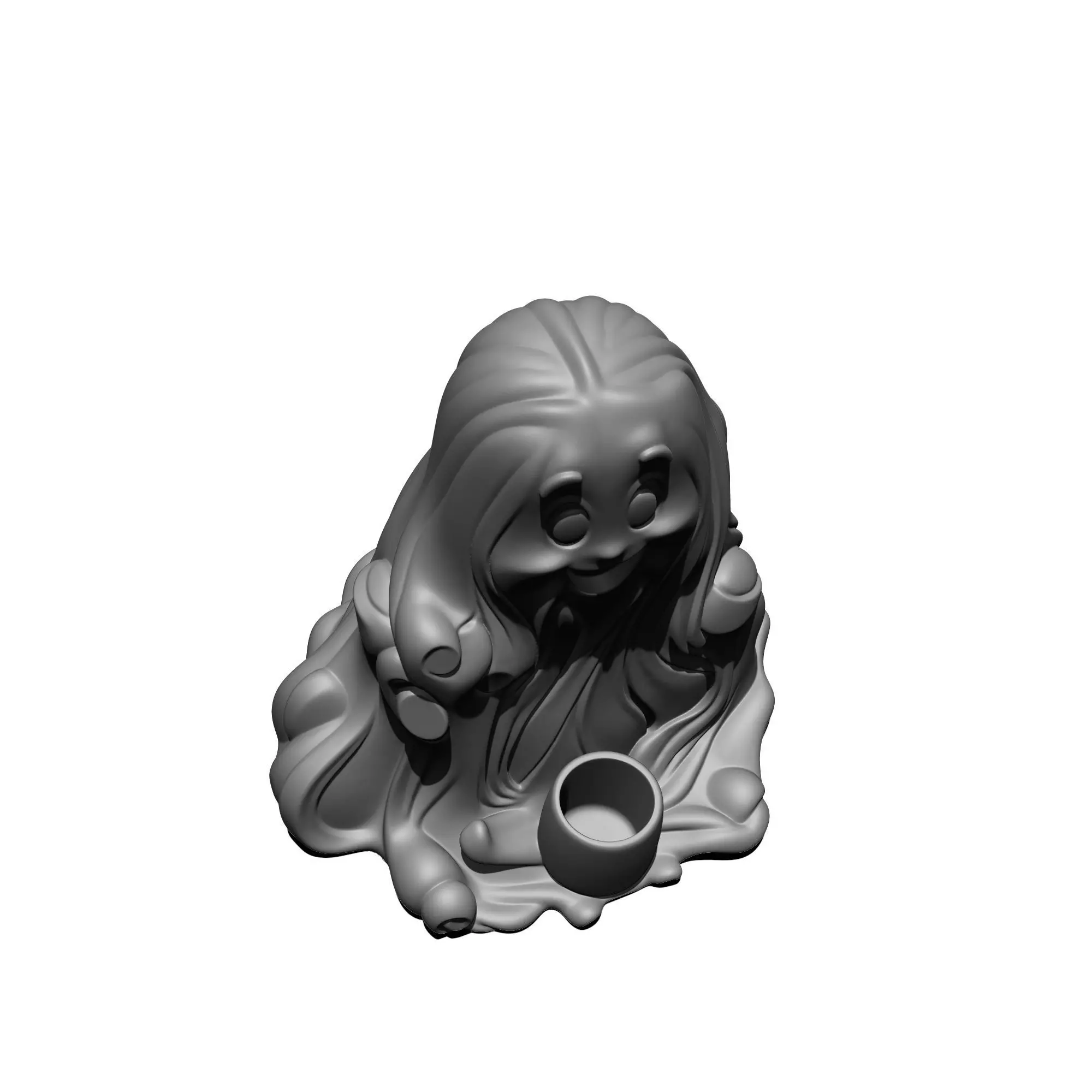 Halloween ghost 3D print model_3