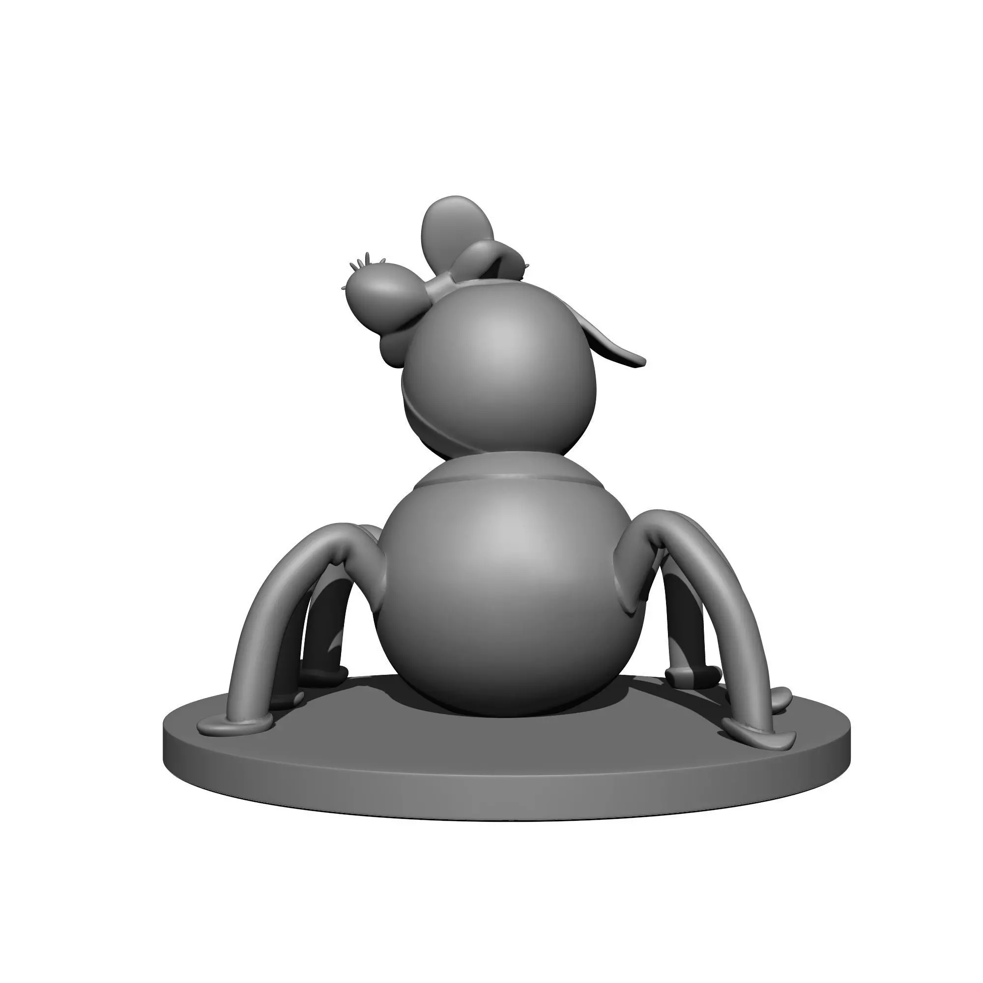 Momi Cha and Bobo the Spider  Halloween 3D print model_3