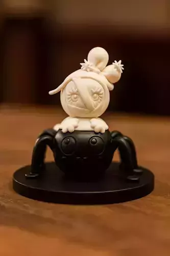 Momi Cha and Bobo the Spider  Halloween 3D print model