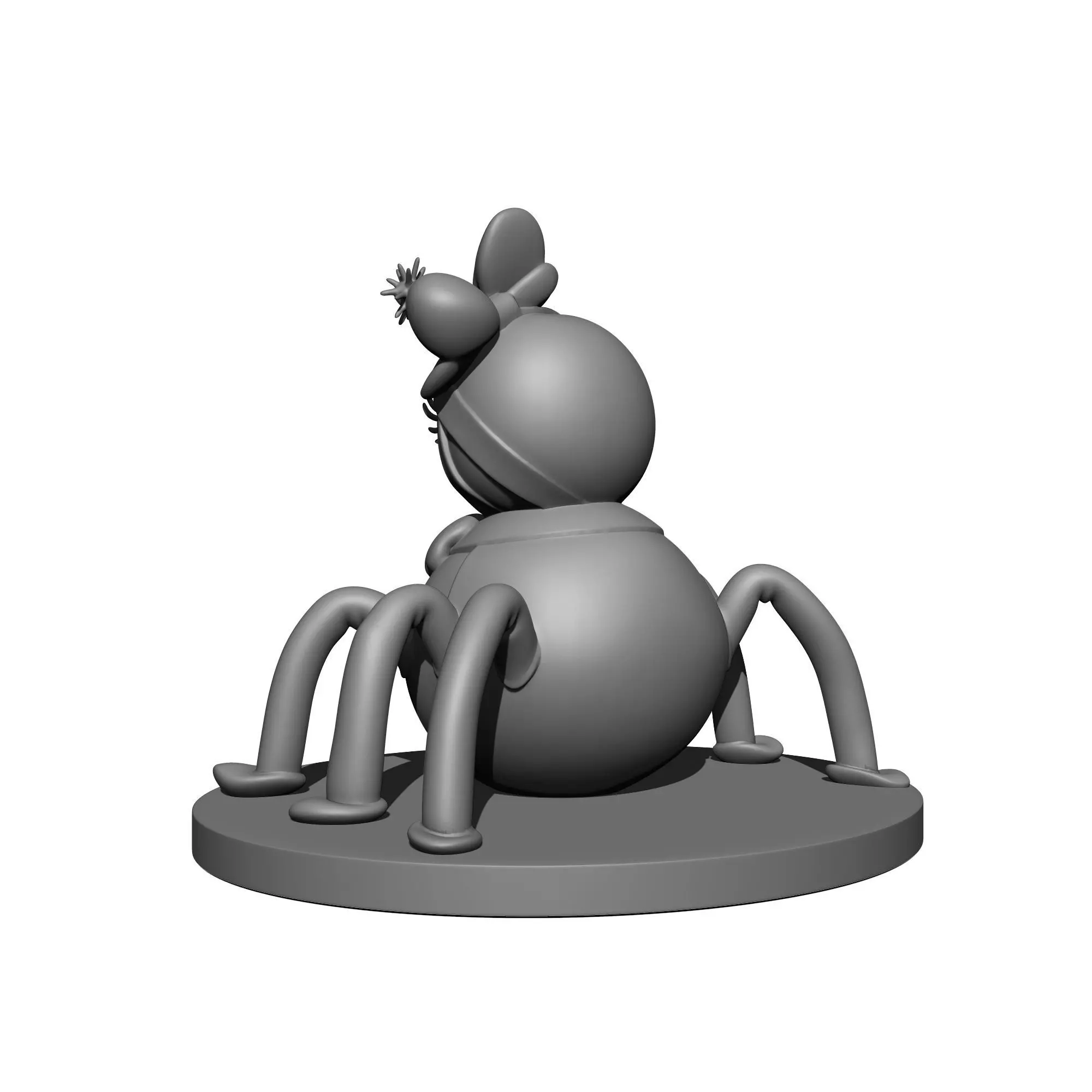 Momi Cha and Bobo the Spider  Halloween 3D print model_2