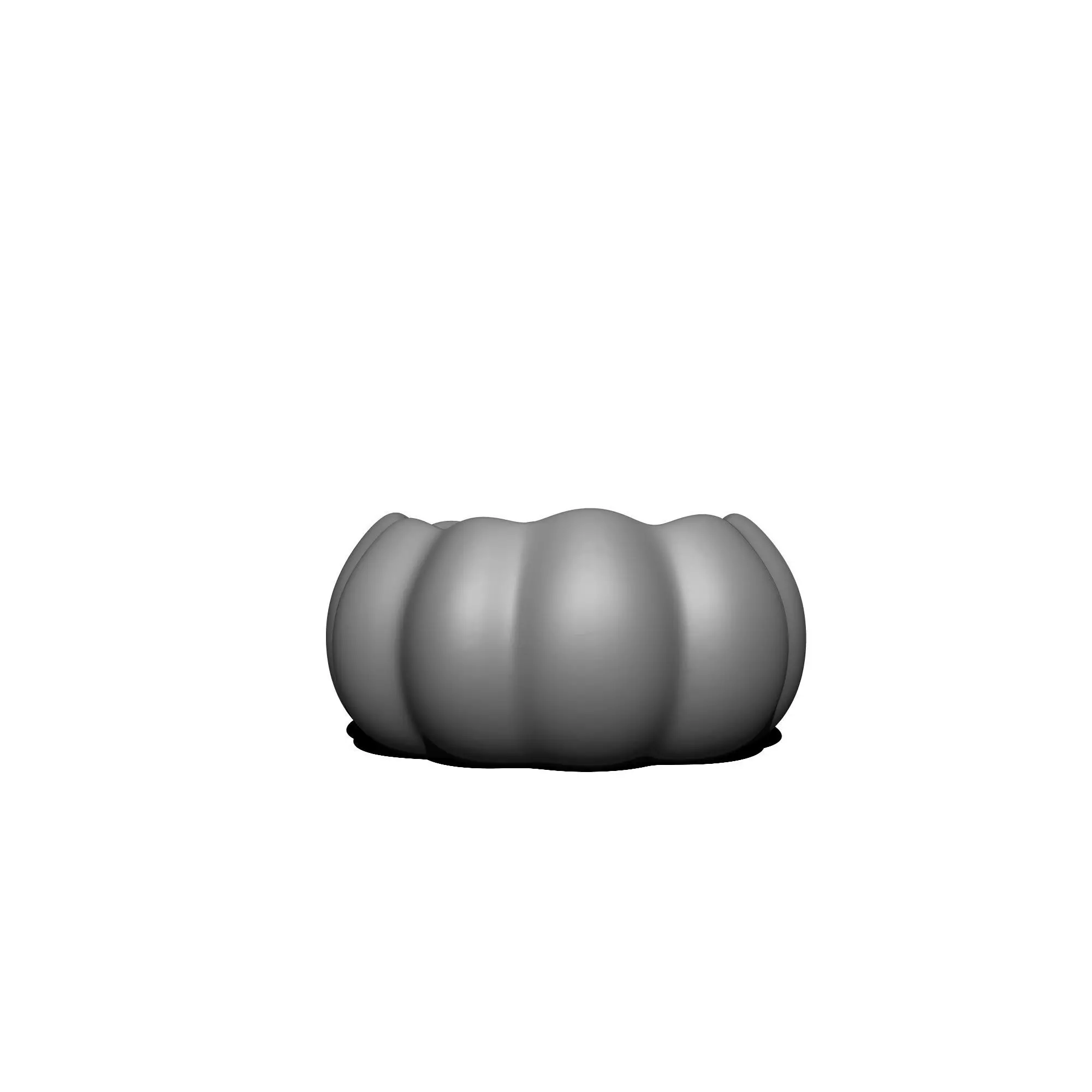 Pumpkin dish 3D print model_2