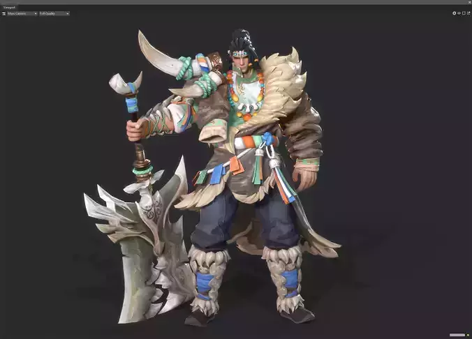 Winter savage warrior