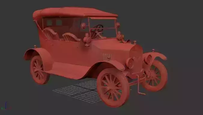 F Model T 4door Tourer 1924