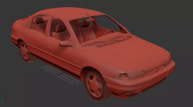 F Mondeo Mk1 hatchback 1993 3D print model_0