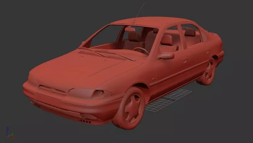 F Mondeo Mk1 hatchback 1993 3D print model_1