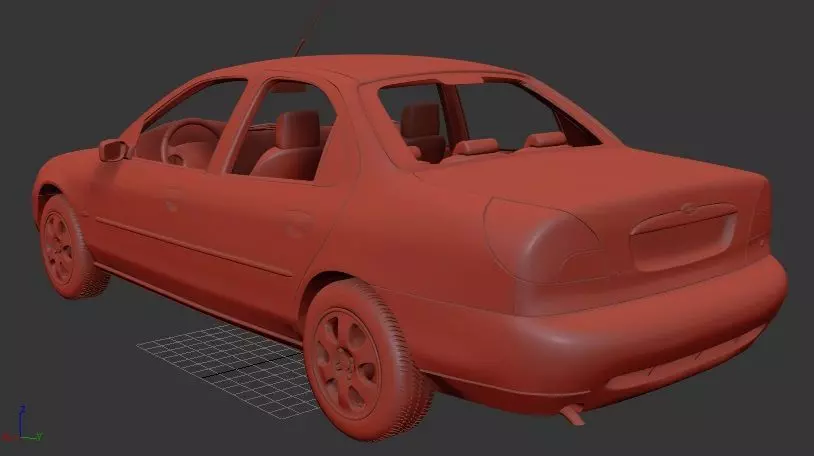 F Mondeo Mk1f sedan 1996 3D print model_2