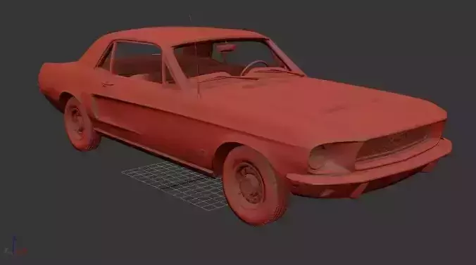 F Mustang Mk1 hardtop 1968