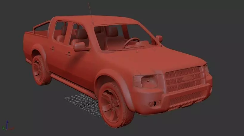 F Ranger Mk1 DoubleCab 2003 3D print model_0