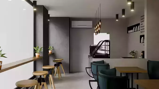 Mini Cafe Interior