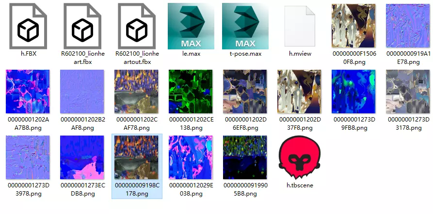 Beast warrior Low-poly 3D model_20