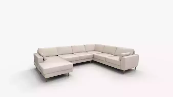 Avondale Wood Leg Piece Sectional
