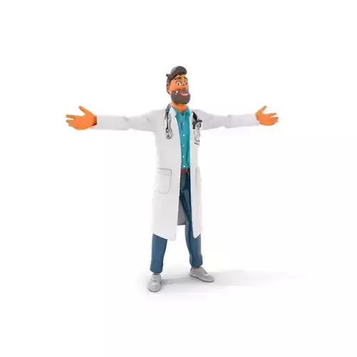 Doctor Character Model Pack  Professional Asset Collection Low-poly 3D model