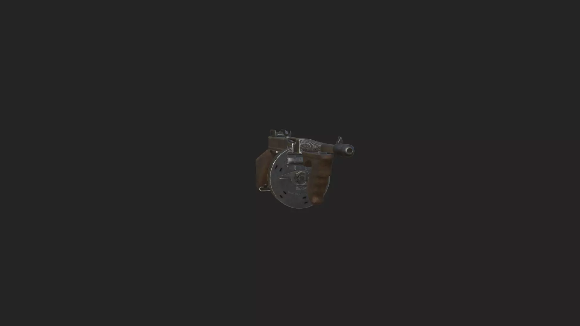Pistol 3D Model 019 Low-poly 3D model_9