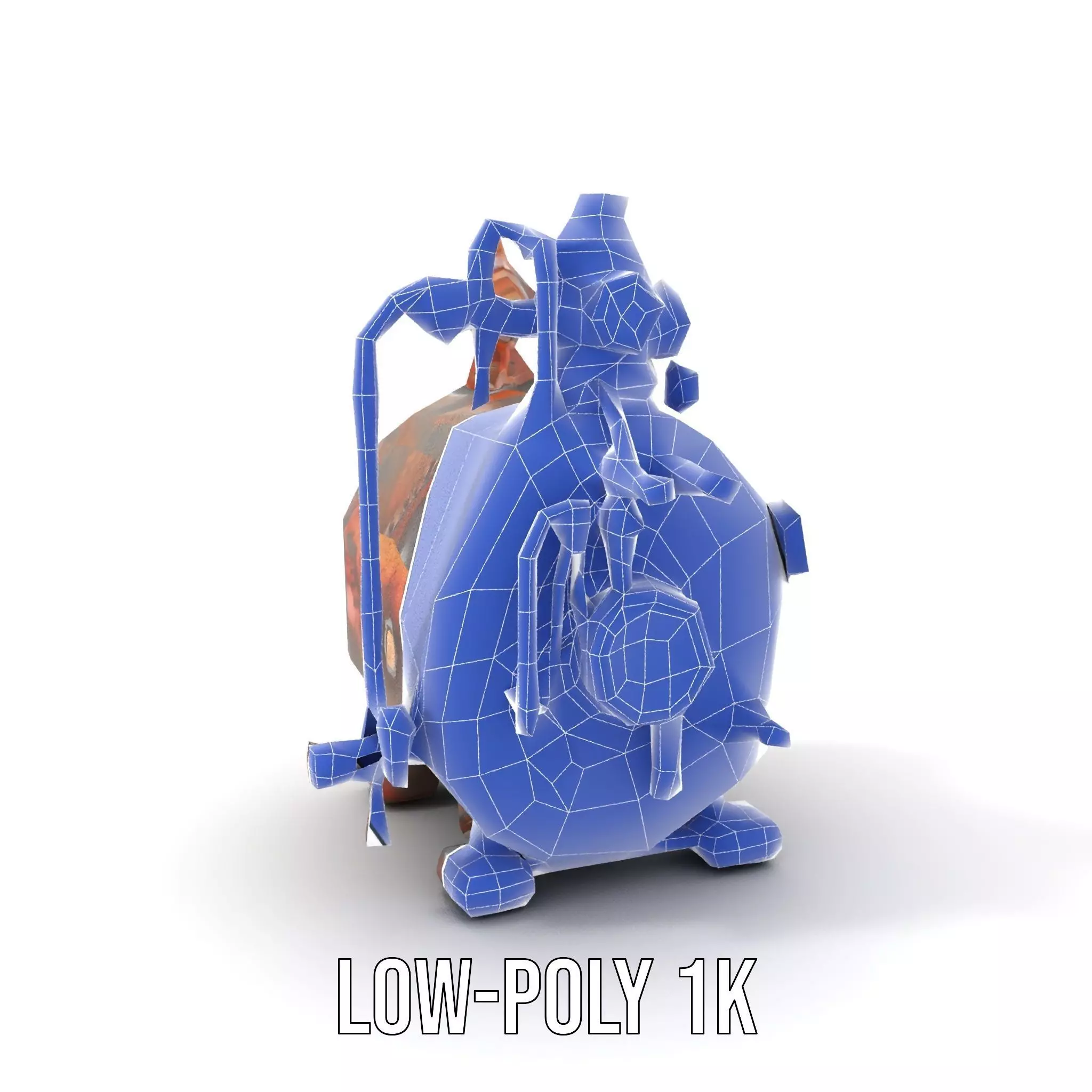 Steampunk Industrial Boiler Model Pack Low-poly 3D model_25