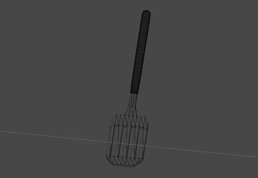 Spatula Low-poly 3D model_12